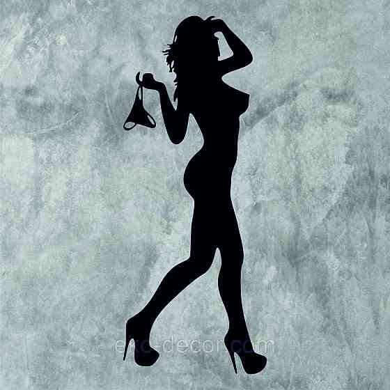 Декоративне настінне Панно «Силует жінки», Декор на стіну Київ