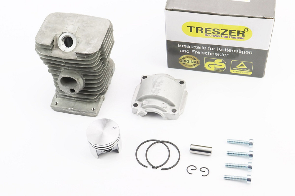 Циліндр к-кт (цпг) MS-180 38mm (палець 10mm) "чорний"+піддон Київ - фото 1