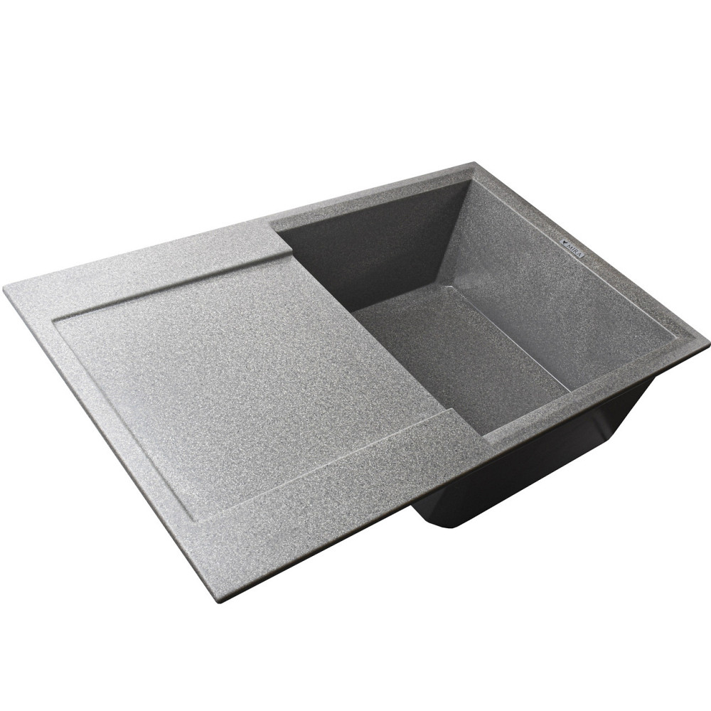 Гранитная мойка Mira KONIA серый 790 х 500 мм (000028976) Киев - изображение 3