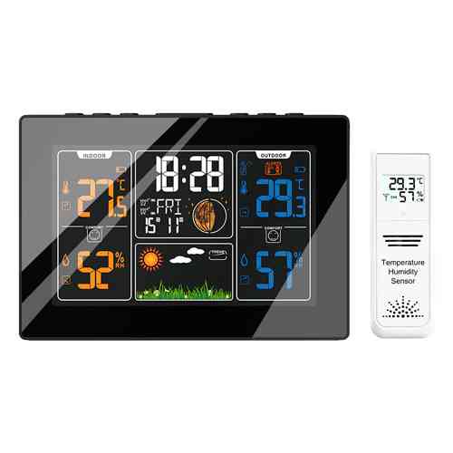 Метеостанция беспроводная с барометром ЖК 5.6&quot;, выносной датчик, PT201C Винница