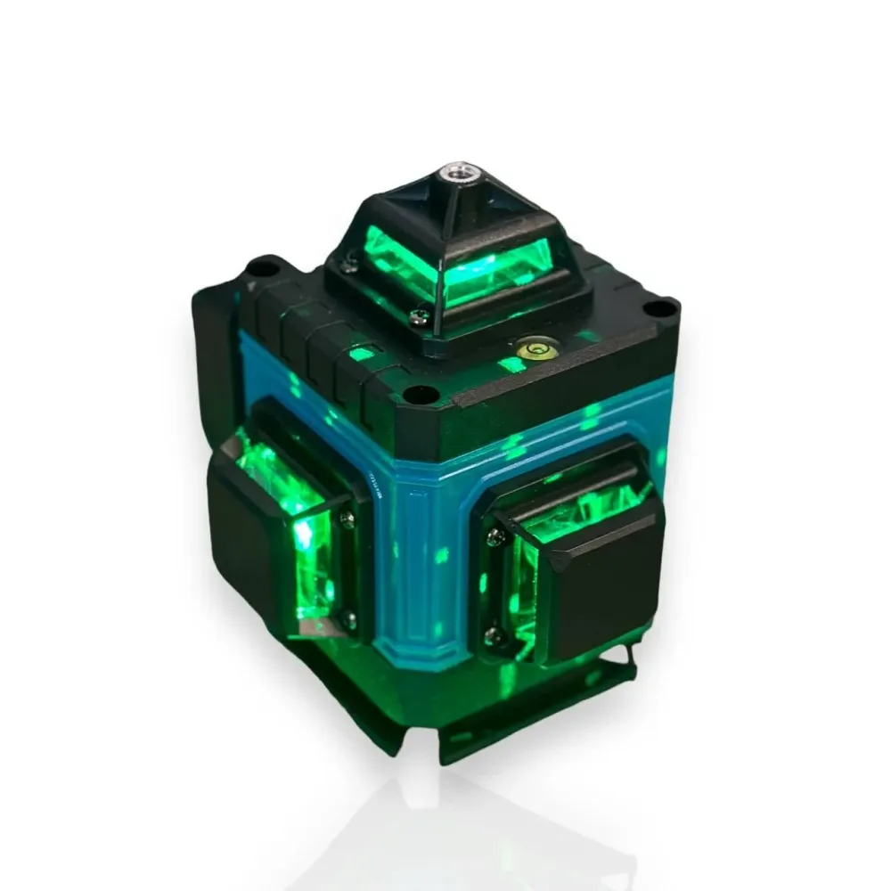 Лазерний нівелір 4D 16 ліній зелений з автовирівнюванням для будівельних та ремонтних завдань Одеса - фото 6