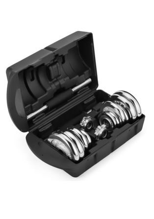 Набір гантелі в кейсі Gymtek хромовані 2х10кг Киев