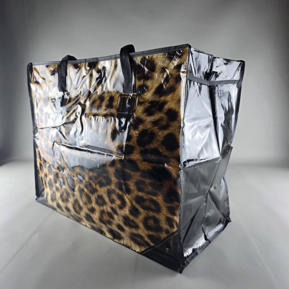 Поліпропіленова сумка господарська з кольоровим малюнком No5 Гепард (1 шт.) Харків - фото 2