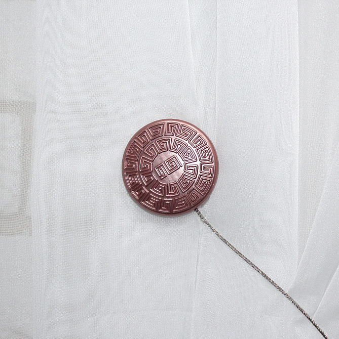 Магниты для штор и гардин (108м) Родос набор 2 шт Розовое золото (81-019) Киев - изображение 2