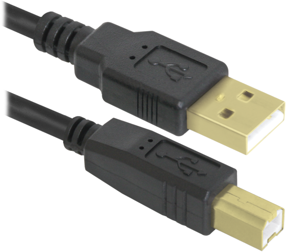Кабель Defender USB04-06PRO USB2.0 AM-BM 1.8м, 2фер, Blister (87430) (6103798) Київ