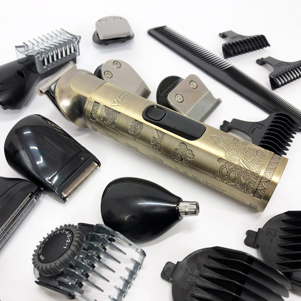 Бездротовий тример для стрижки та гоління, Домашні машинки для стрижки Електромашинка волосся NE-48 Львів - фото 9