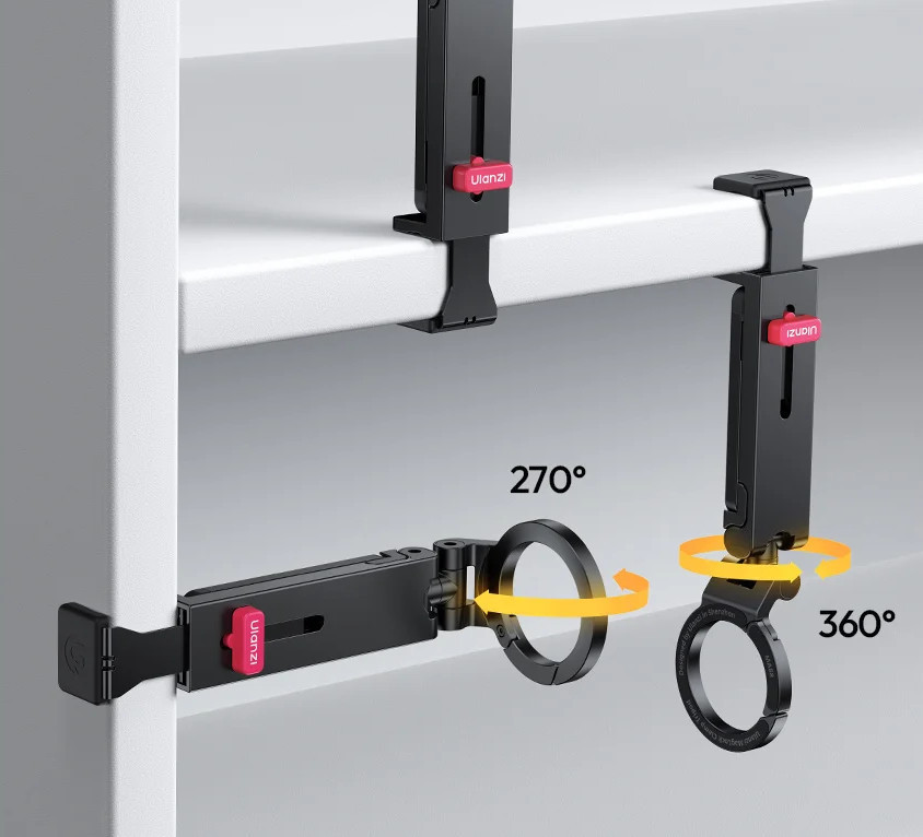 Держатель для телефона магнитный штатив с крепления к столу дорожного чемодана Ulanzi MA88 Киев - изображение 3