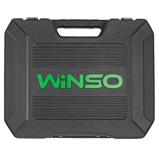 Професійний набір інструментів WINSO Pro 1/2", 1/4", 3/8", 72 зубці, CR-V, 147 одиниць Ковель