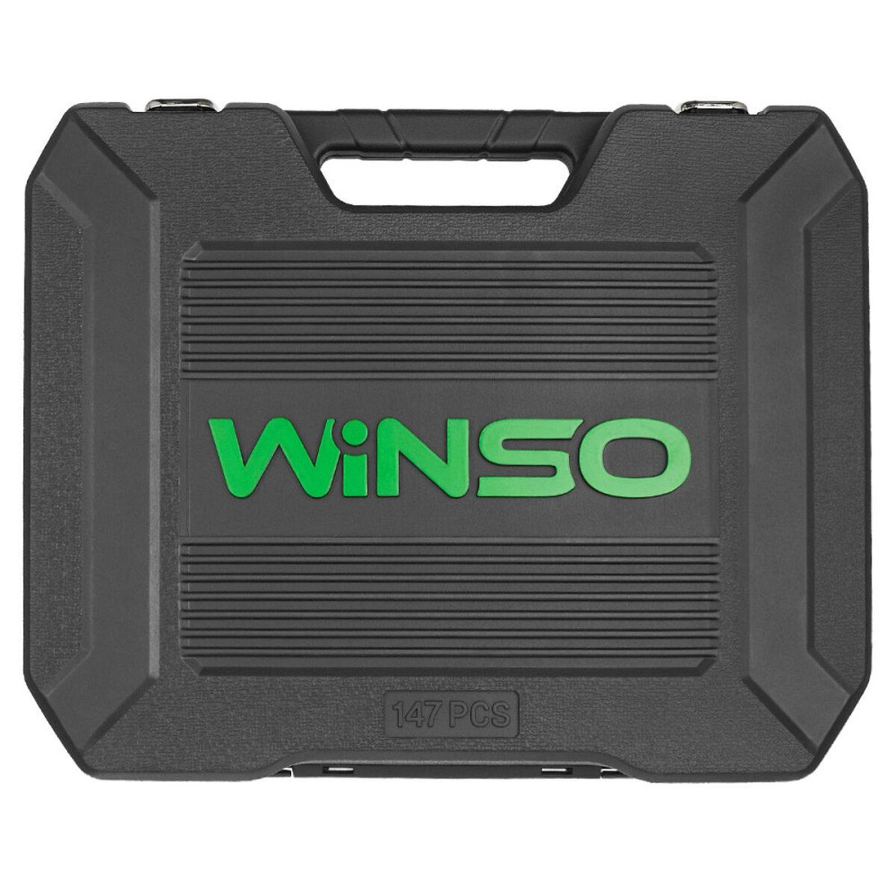 Професійний набір інструментів WINSO Pro 1/2", 1/4", 3/8", 72 зубці, CR-V, 147 одиниць Ковель - фото 2
