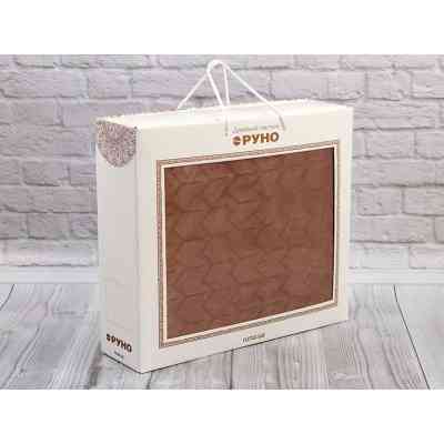 Покривало Руно двостороннє VeLour Коричневе 150 х 220 см (360.55_Cappuccino) Вінниця