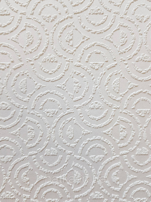 Шпалери під фарбування вінілові на флізеліні Sintra Paint by 1.06x25 м фігури абстракція білі 541142 Київ - фото 2