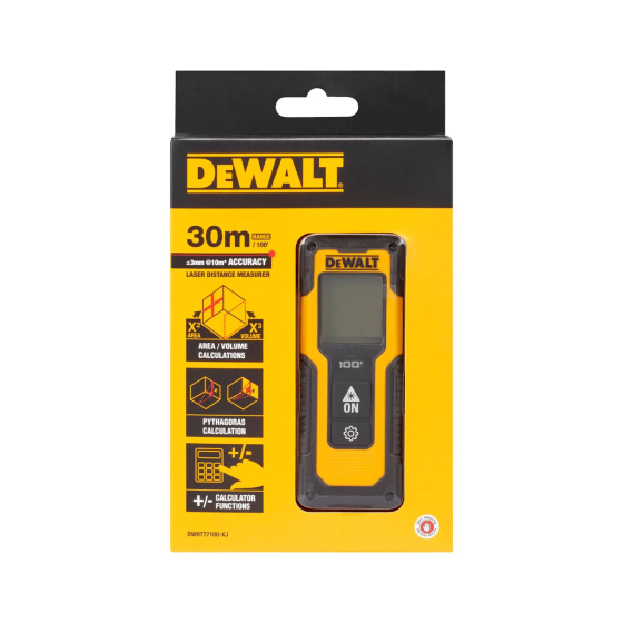 Професійний лазерний далекомір DeWALT DWHT77100 : 30 м електронна лазерна рулетка Київ