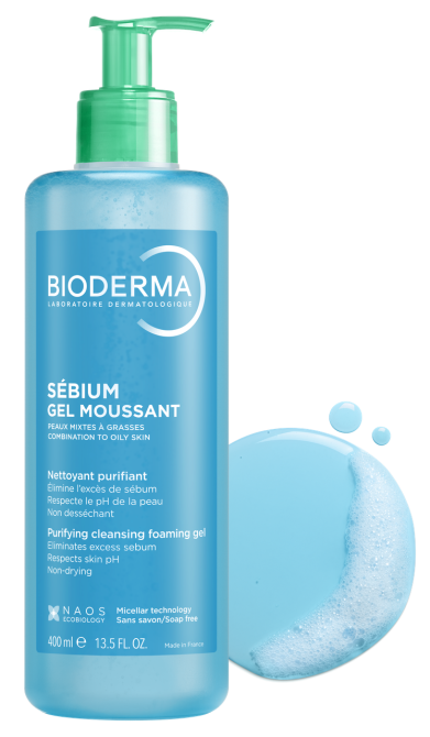 Біодерма Себіум Очисний Гель Bioderma Sebium purifying cleansing foaming gel 400 мл Дніпро - фото 2