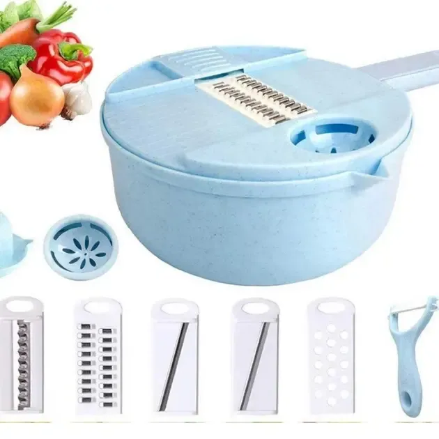 Мультислайсер овощерезка кухонная ручная 10 в 1 NK001 Коломия - фото 1
