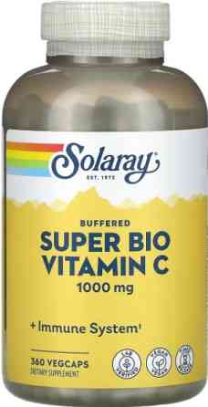 Буферизований вітамін С, Bio C Buffered, Solaray, 360 капсул Київ
