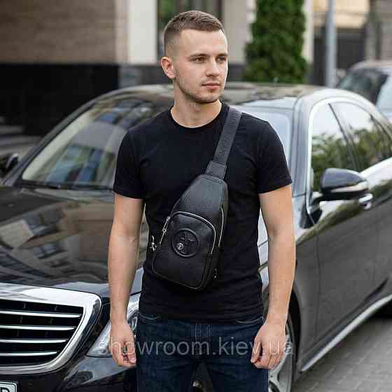 Мужская сумка на грудь (слинг), бананка Armani (2324-9) LUX Киев