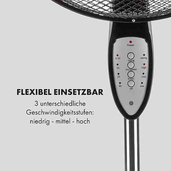 Вентилятор на п'єдесталі Summerjam Вентилятор на п'єдесталі | діаметр 41 см | 50 Вт | 3 швидкості | 4150 м3/год Рівне