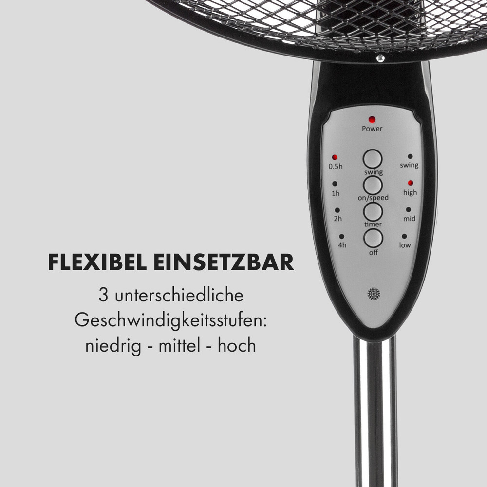 Вентилятор на п'єдесталі Summerjam Вентилятор на п'єдесталі | діаметр 41 см | 50 Вт | 3 швидкості | 4150 м3/год Рівне - фото 6