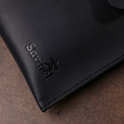 Косметичка Shvigel Кожаная матовая тревел Черная (16426) Винница - изображение 3