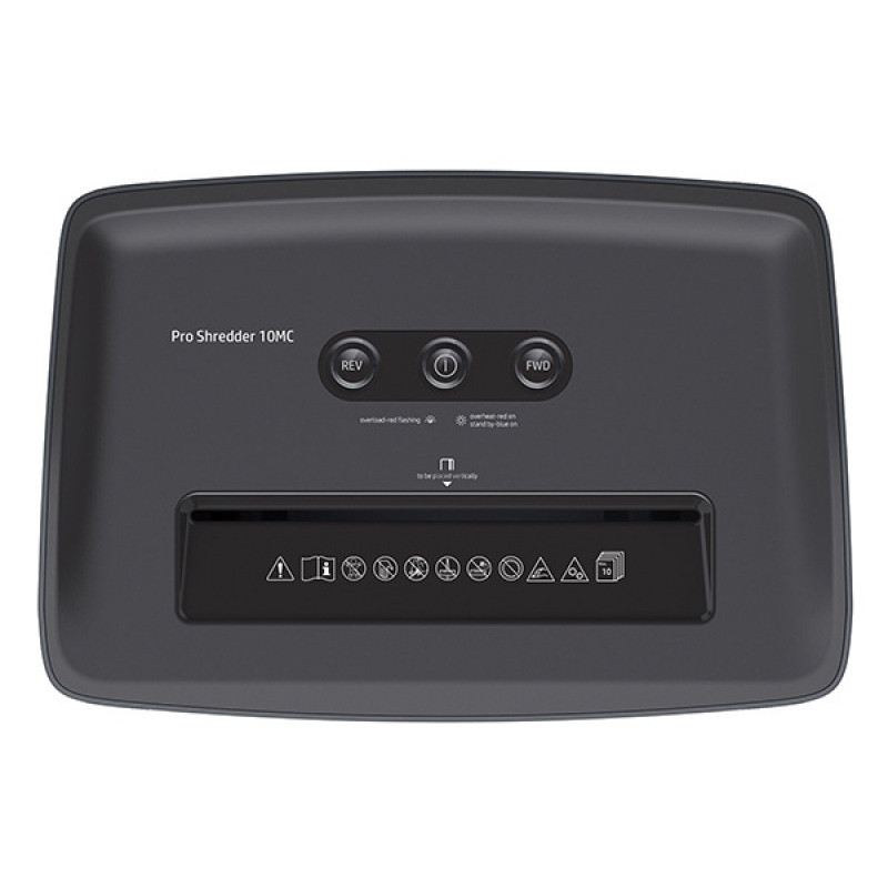 Знищувач документів HP Pro Shredder 10MC, A4, 80g х 10 листів, 2*15, 20 л., P-5 Винница - изображение 8