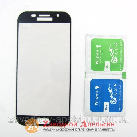 Защитное стекло Samsung A5 2017 A520 полное full GLASS Одесса - изображение 1