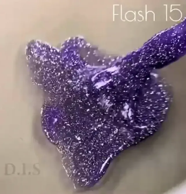 Светоотражающий гель лак Dis Nails Flash 7.5 мл Киев - изображение 1