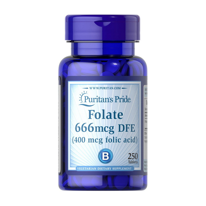 Folate 666 mcg DFE (Folic Acid 400 mcg) (250 tablet) Луцк - изображение 1