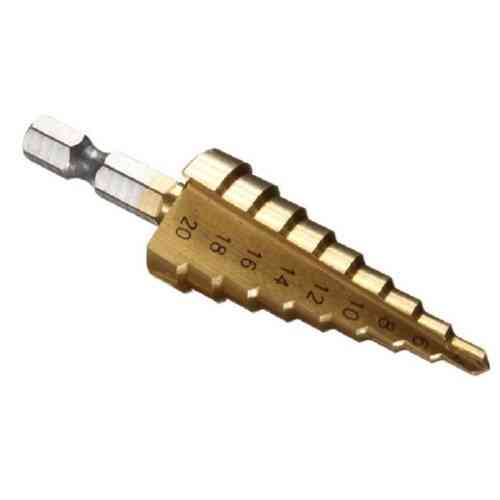 Ступінчасте сверло по металу 4-20мм Київ