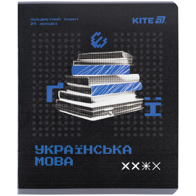 Тетрадь Kite предметная Techno 24 листа, линия, украинский язык (K25-240-9) Винница - изображение 1