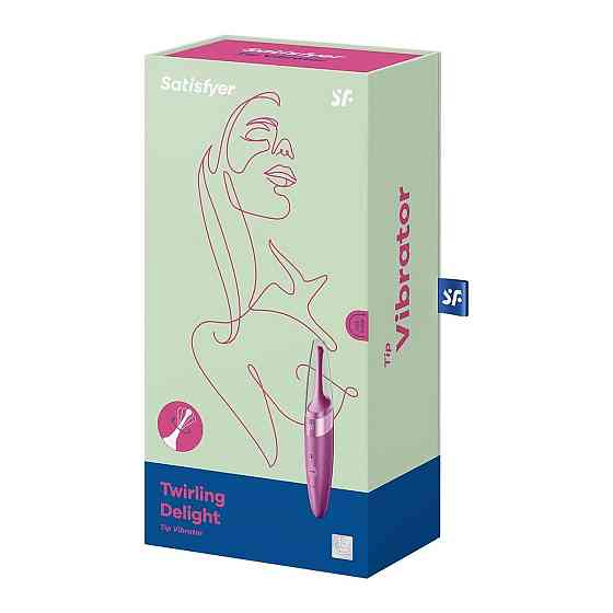 Вібратор для клітора Satisfyer Twirling Delight Berry Sex Aura Київ
