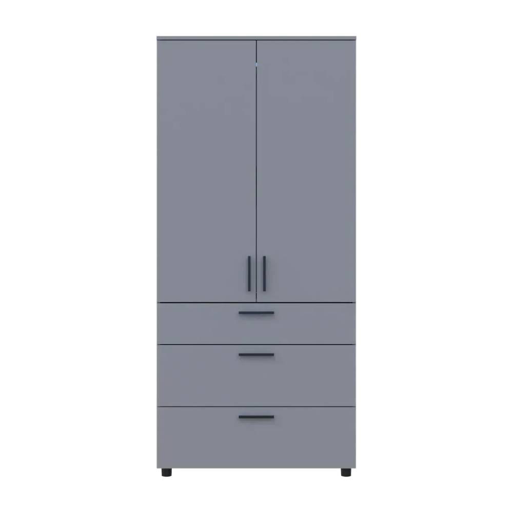 Шафа для одягу Doros Торн Сірий 2 ДСП/3Ш (полиці) 90х51.6х200 (DRS-012024) Львів - фото 5