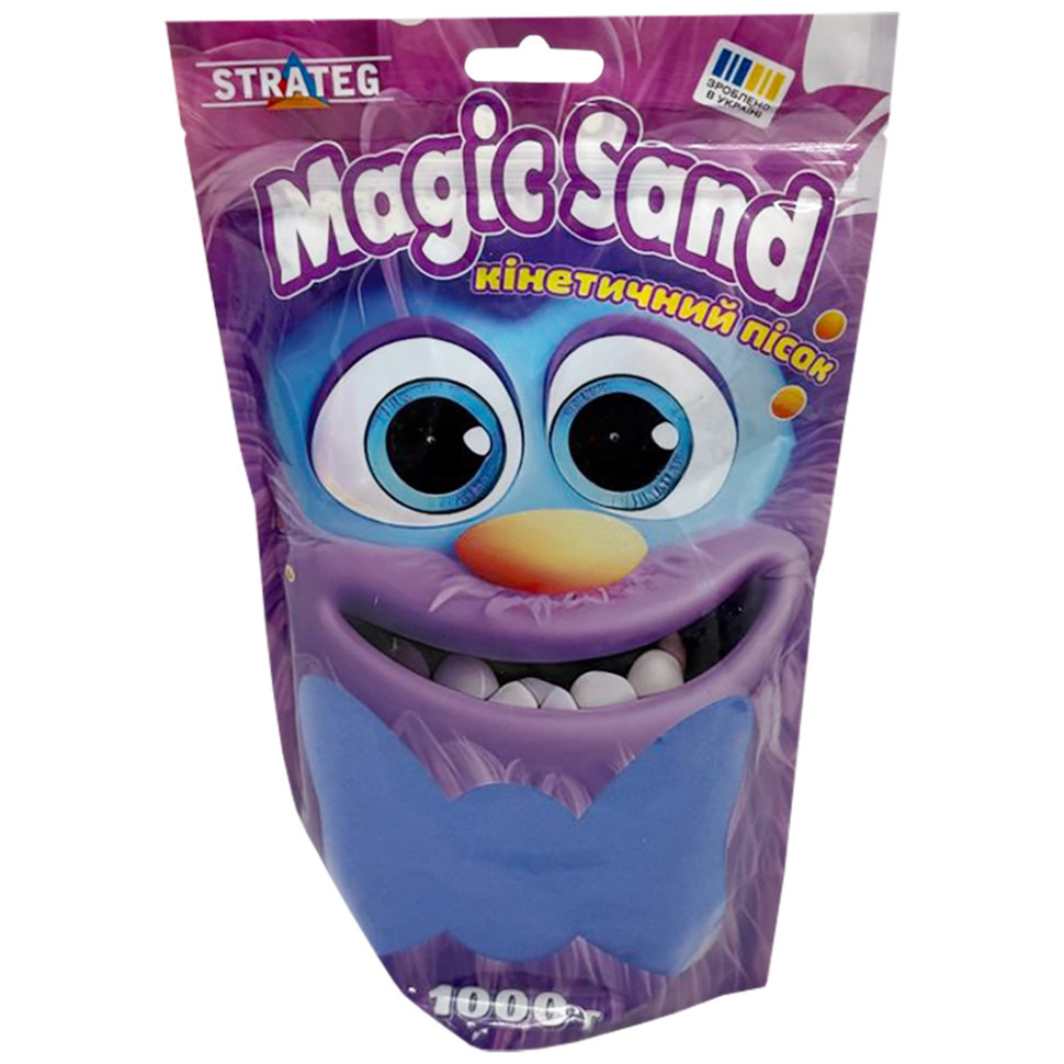 Креативна творчість "Кінетичний пісок Magic sand" 39404-9 синій 1 кг Вінниця - фото 1