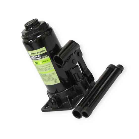 Домкрат гідравлічний 8 т, 200-385 мм (коробка) Steel Power Мукачево