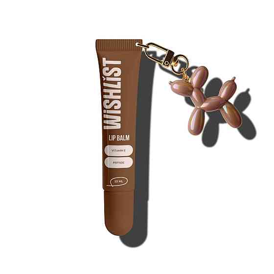 Бальзам-блиск для губ Espresso Noir WishList Lip Gloss Balm, 10 мл + Іграшка-брелок Киев