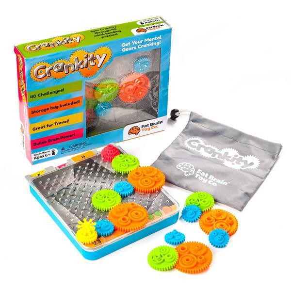 Гра-головоломка Fat Brain Toys Crankity Різнокольорові шестерні (FA140-1) Харків - фото 12