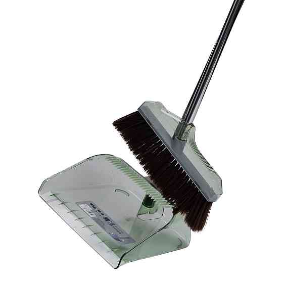 Household Набір віник і совок на довгій ручці для підлоги 26×24×105 (см) Зелений HP-35015-8GR Коломыя