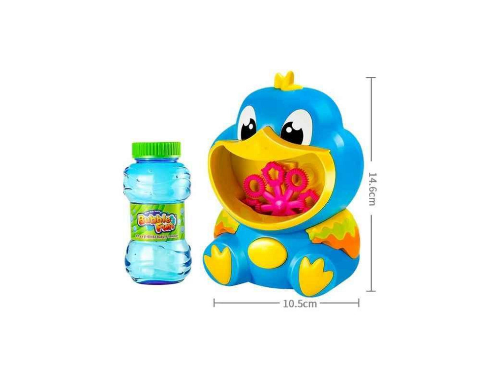 Машинка для бульбашок на батарейках Папуга (16x15x20,7см) Bubble Fun ТМ BUBBLE FUN Киев - изображение 1