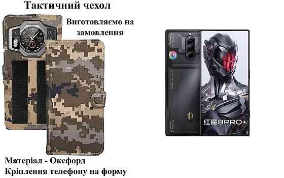 Тактичний чохол для Motorola E6 Plus XT2025-2, Motorola E7 Plus, кріпиться до спорядження на липучці Київ