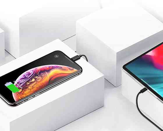 Кабель USB AM-Lightning M, 1.2 м, MFi 2.4A, чорний Choetech Вінниця