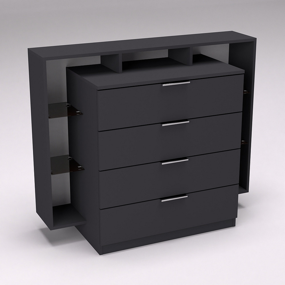 Комод Крістал, Антрацит, 1200/450/1000 Львів - фото 3