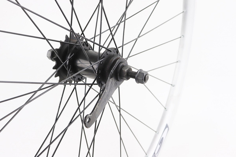 Колесо 28" заднє, обід "крапля" алюмінієвий, втулка ХВЗ черв'якова 14Gх36H, крепл. гайка, "GRAVITY" (можл. подряпини) Київ - фото 4