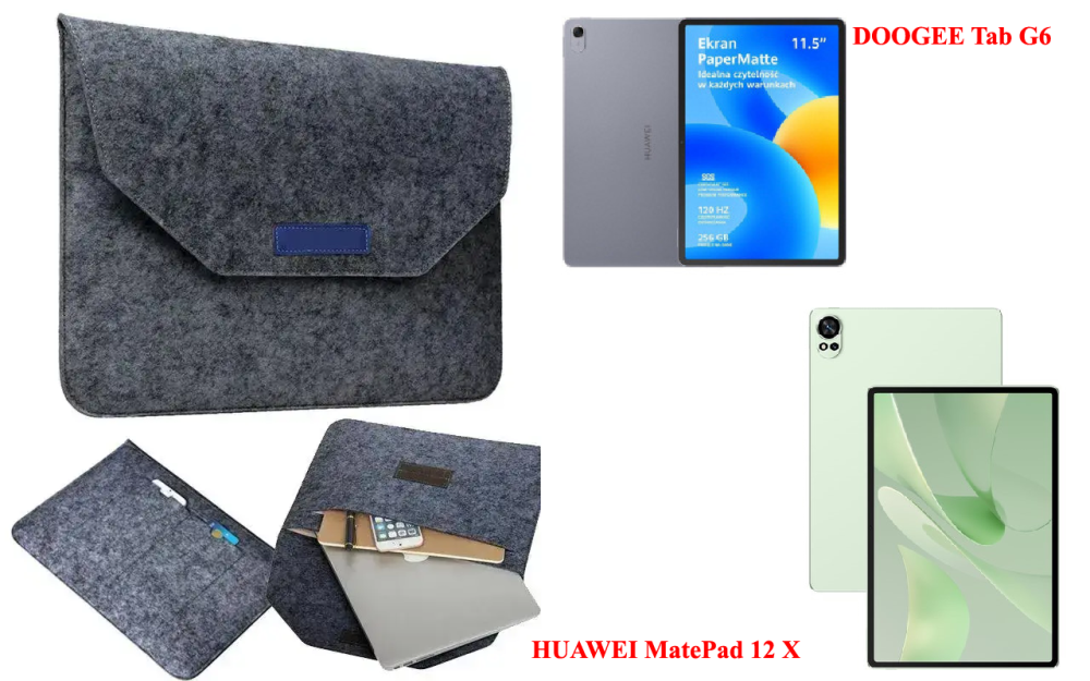 Сумка Wool із войлока для планшета HUAWEI MatePad 11.5 2nd Gen, MatePad 12 X Київ - фото 1