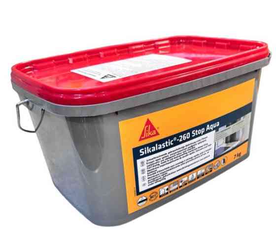 Рідка гідроізоляційна мембрана  Sikalastic®-260 7 кг (Sikalastic-260) Київ