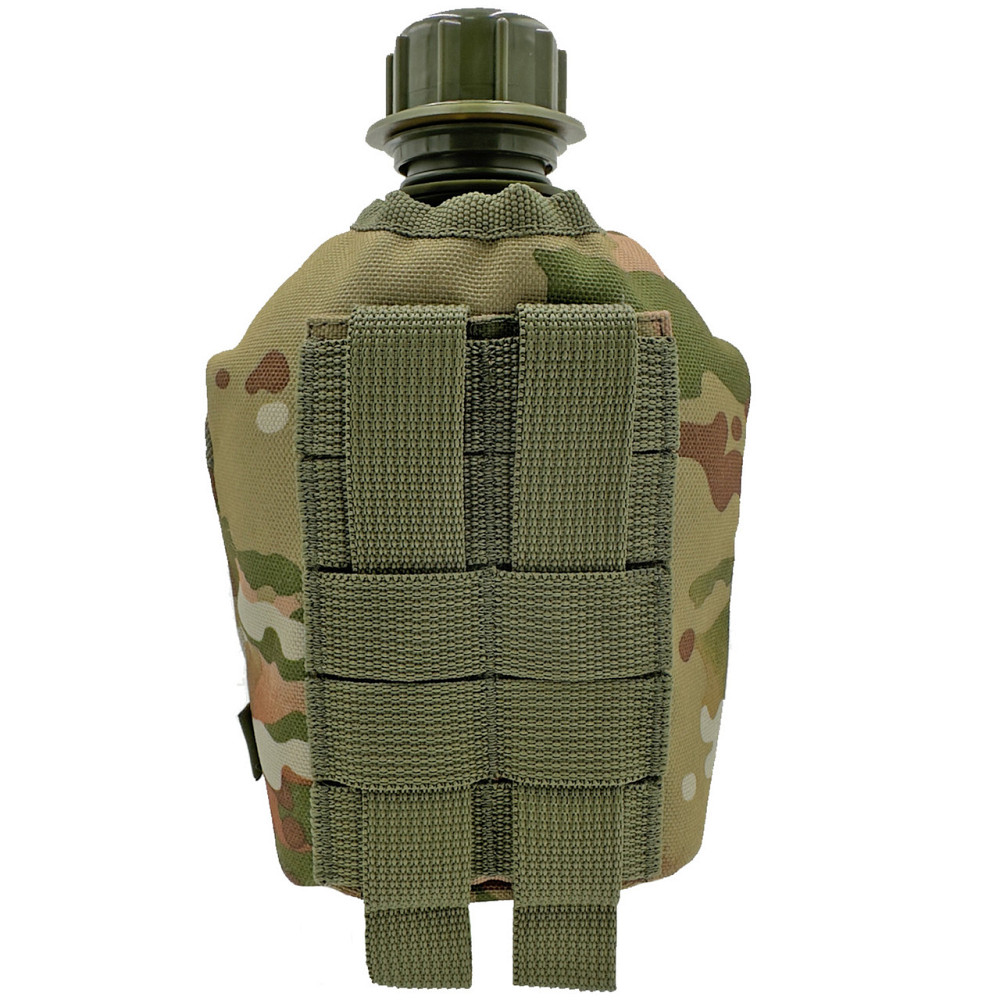 Фляга армійська 1л в чохлі Мультикам Molle  (фляга тактична польова індивідуальна) Киев - изображение 5