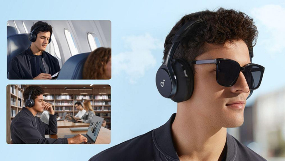 Bluetooth-гарнітура Anker SoundCore Space One Black (A3035G11) ( Чорний ) Харьков - изображение 18