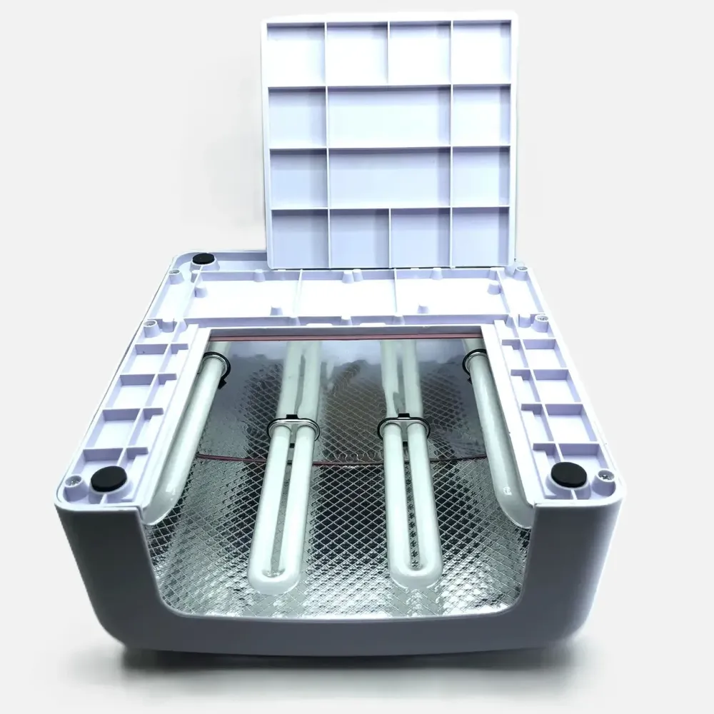 УФ лампа 36 ВТ для наращивания ногтей Simei-Femei c таймером внутри лист металла, проффессиональная Киев - изображение 3