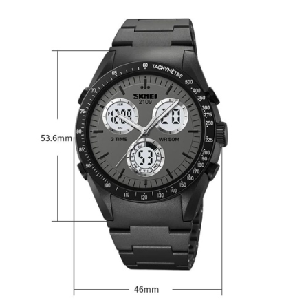 Часы наручные SKMEI 2109BK, BLACK, 10315 Днепр