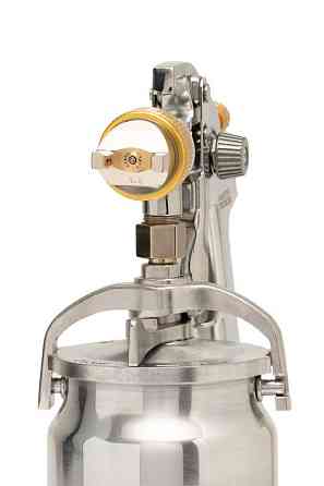 Фарбопульт MASTERTOOL HVLP НБ 1000 мл алюміній Ø1.8 мм 130-210 л/хв 3-4 бар тип С 80-8912 Рівне