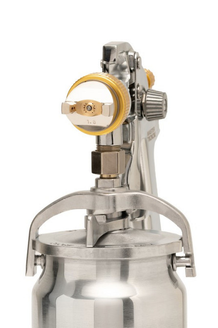 Фарбопульт MASTERTOOL HVLP НБ 1000 мл алюміній Ø1.8 мм 130-210 л/хв 3-4 бар тип С 80-8912 Рівне - фото 2