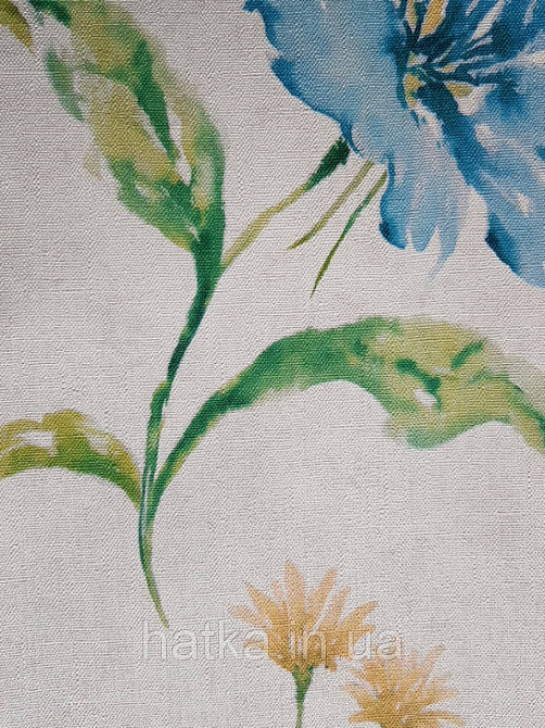 Шпалери вінілові на флізелін Marburg Shades квіти прованський стиль сині бузкові коричневі червоні Київ - фото 3